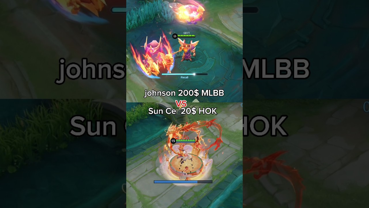 Джонсон против Сана: отзыв дорогого скина #mobilelegends #mlbb #honorofkings
