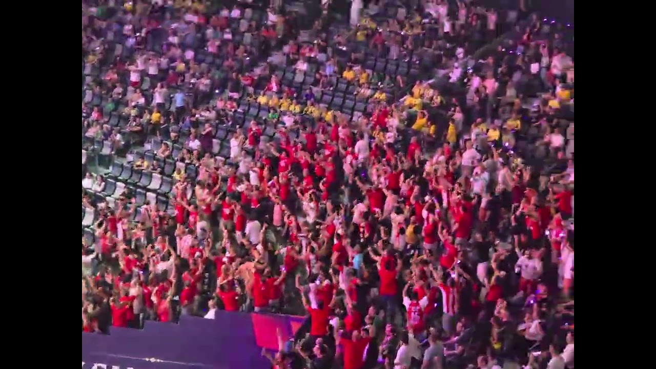Euroleague 2025: Final 4 Abu Dhabi Olympiakos fans: Olympiacos Zvezda Champion against Panathinaikos