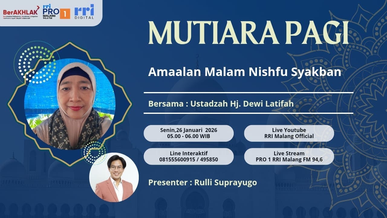 MUTIARA PAGI - Amalan malam Nisfu Sya'ban