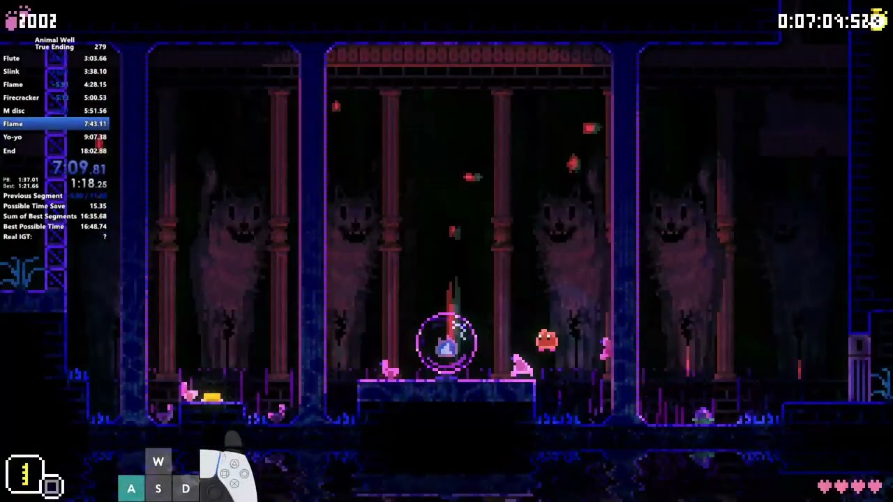 Animal Well True Ending NMG Speedrun in 