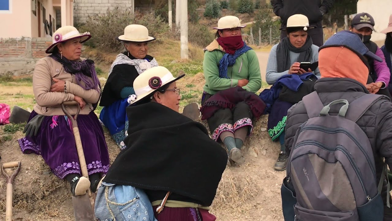 Recorrido con compañeros/ras de la Cooperativa San Rafael a Chamana Cañar_Ecuador