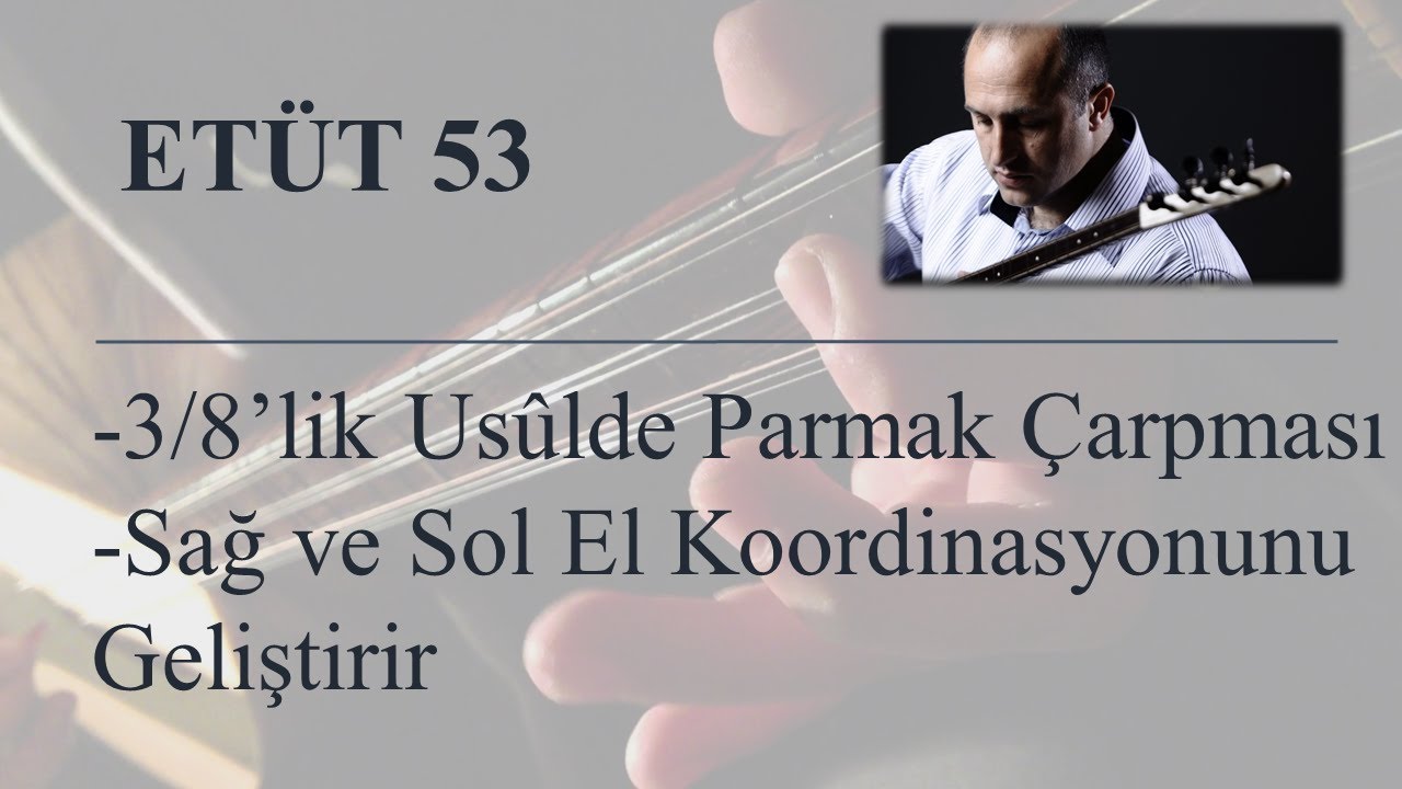 Mehmet KINIK - Uzun Sap Bağlama Çarpma(Süsleme) Egzersizleri (Etüt 53)