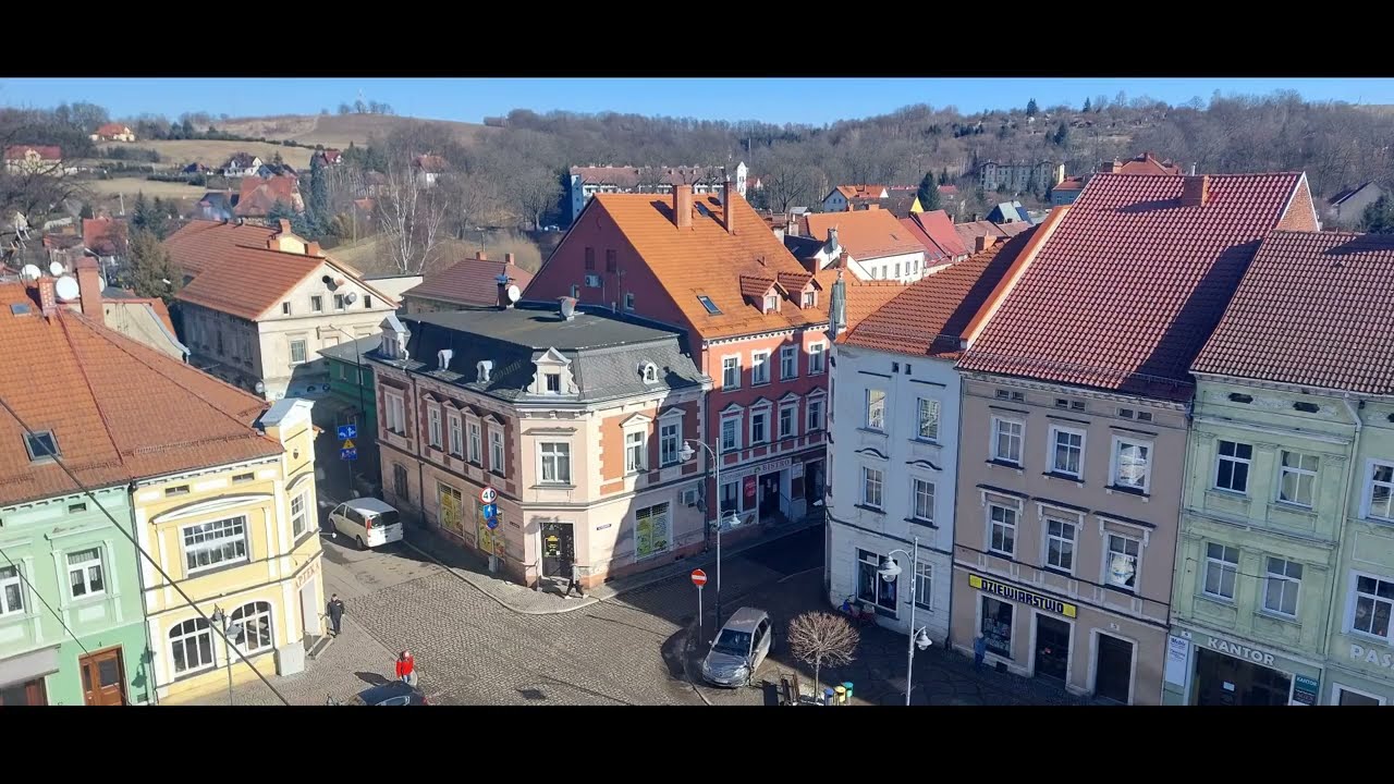 LEŚNA WIDOK Z WIEŻY RATUSZA 24 02 2025