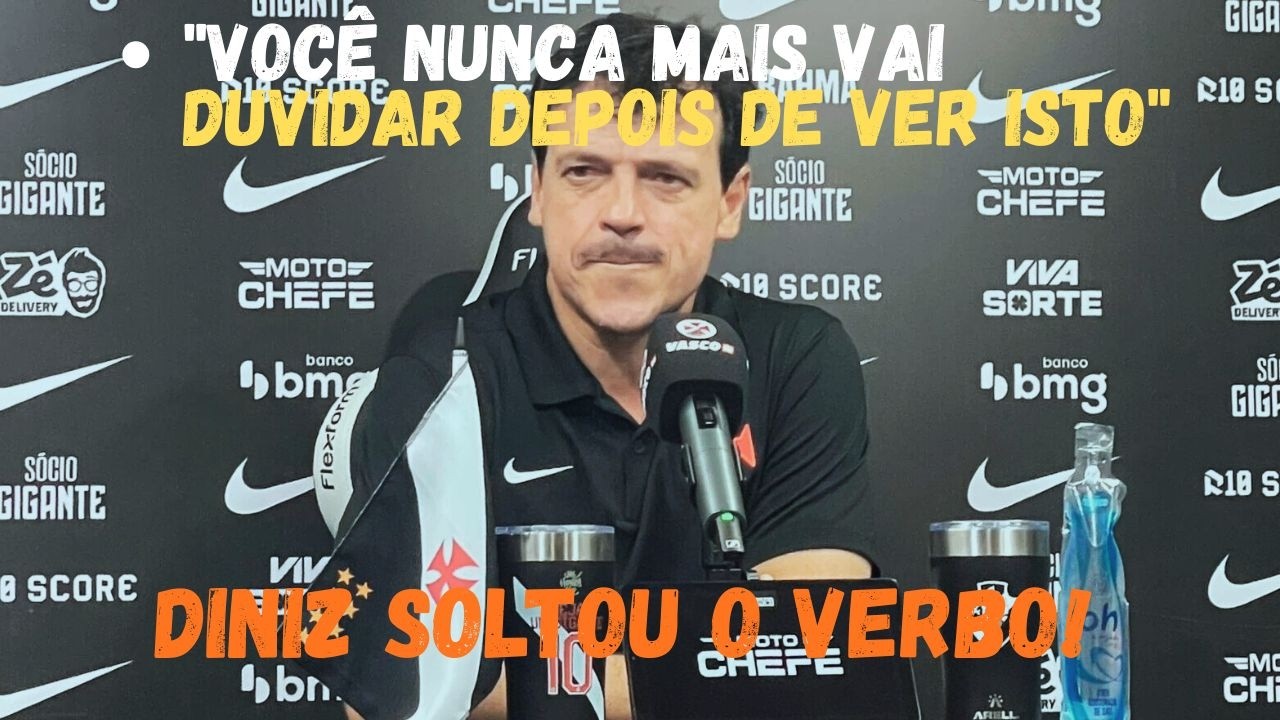 coletiva do Diniz após resultado negativo..