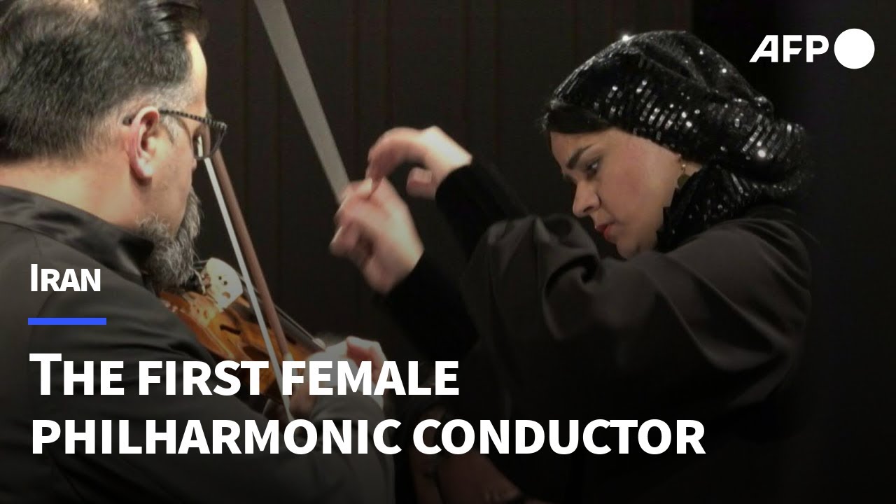 Iran's first woman orchestra conductor inspires others | AFP