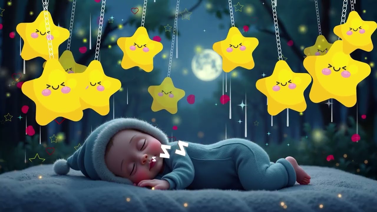 1-Hour Mozart’s Magic Lullaby 🌙 | Continuous Baby Sleep & Brain Boost 🎶🧠