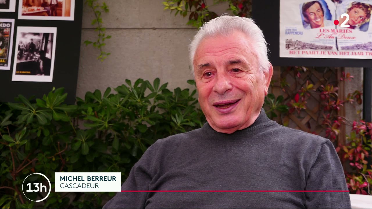 Témoignage de Michel Berreur en hommage à Bebel  (JT F2 13H du 10/09/2021)à