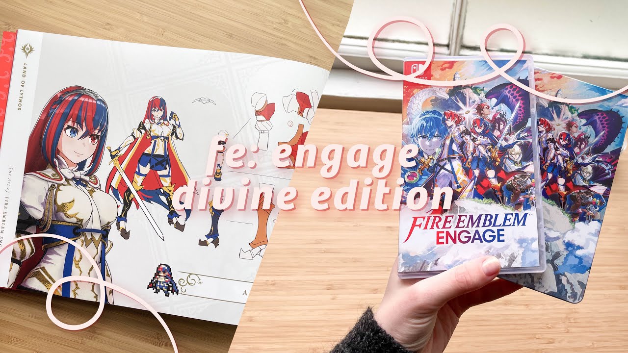 💫 fire emblem engage divine edition unboxing + artbook flip through  || aka why i'm broke this month