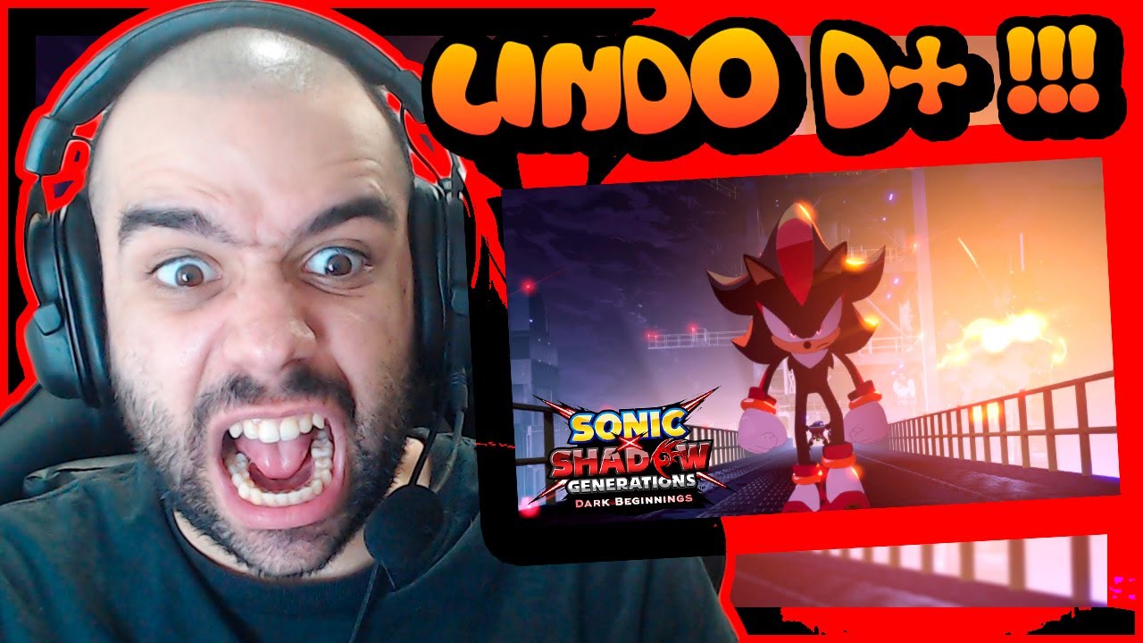 ANÃO OURIÇO VENDO Full Animation | SONIC X SHADOW GENERATIONS: Dark Beginnings (Bonus Ending!) REACT