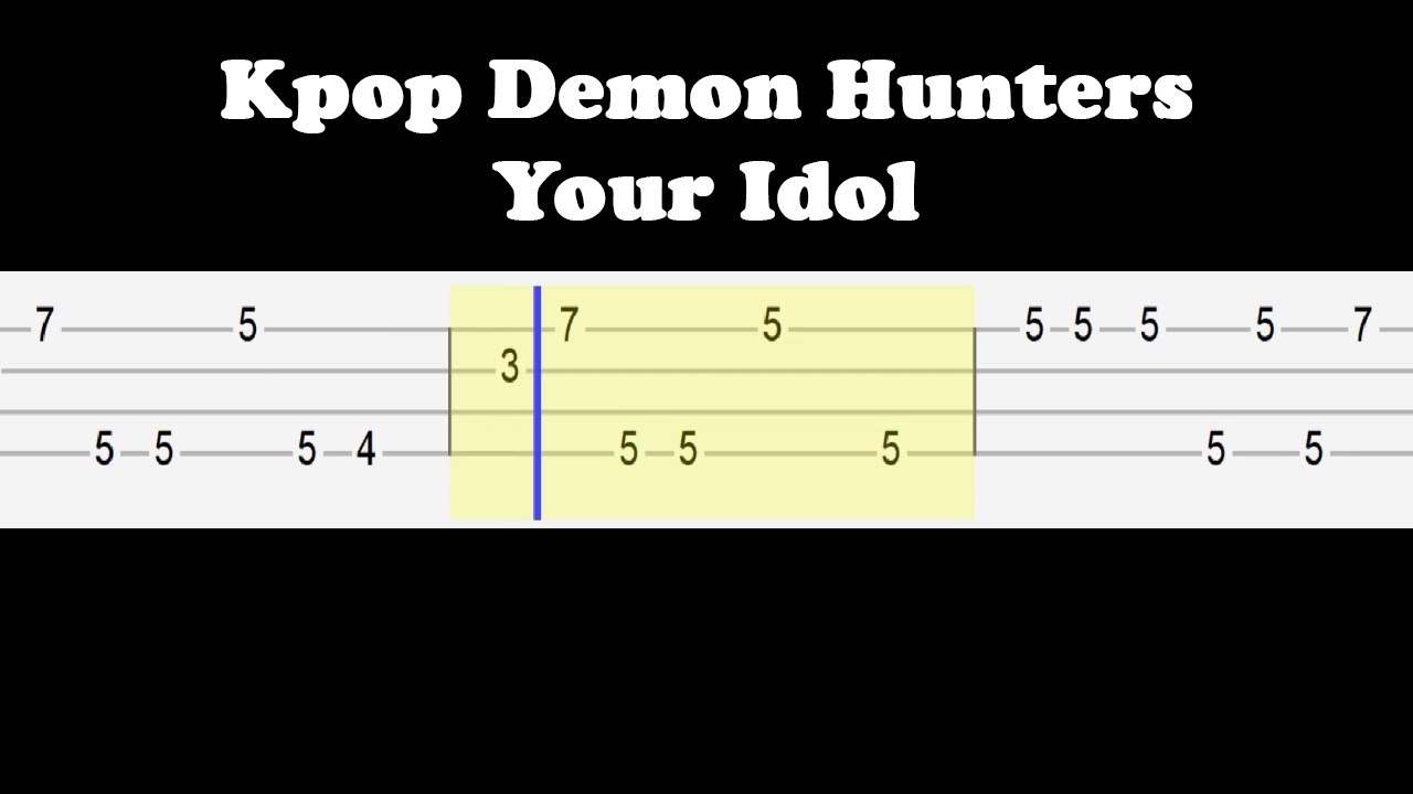 Kpop Demon Hunters - Your Idol (Easy Ukulele Tabs Tutorial)