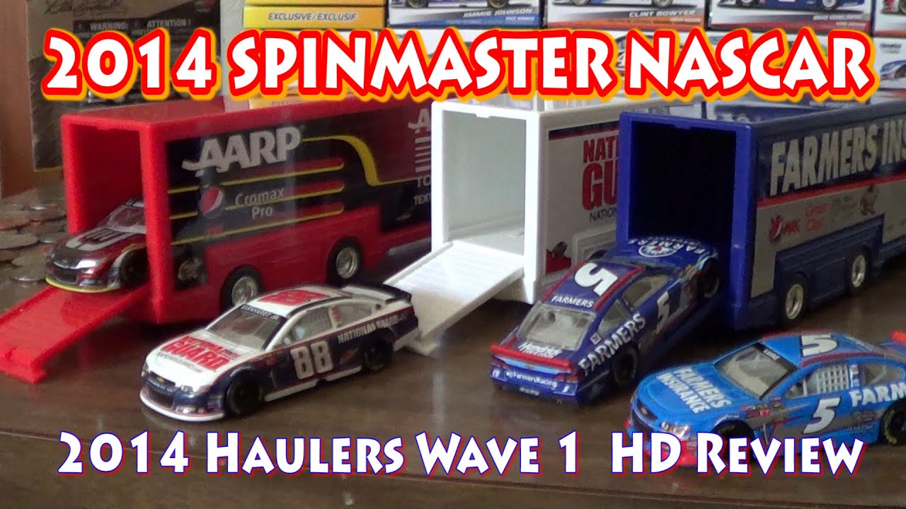 2014 NASCAR Authentics: Wave 1 Haulers HD: распаковка и обзор