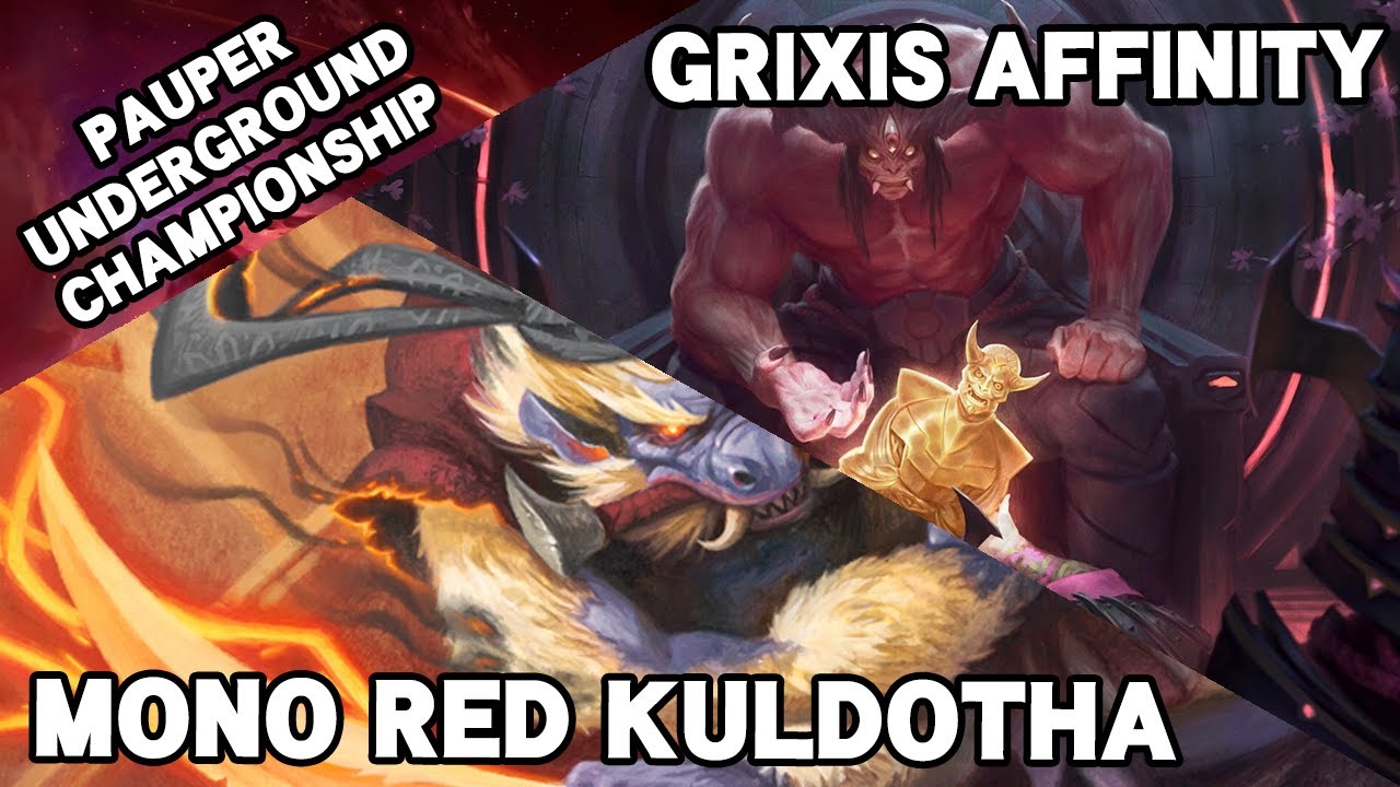 Red Kuldotha против Grixis Affinity — четвертьфинал — Чемпионат Pauper Underground в Bowness Arts!
