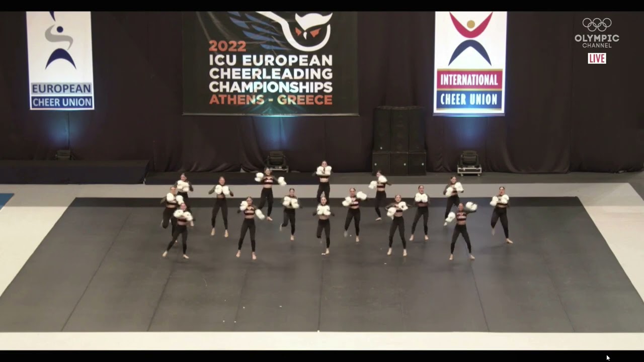ICU Europeans 2022 Pom - Team Slovenia Ladies