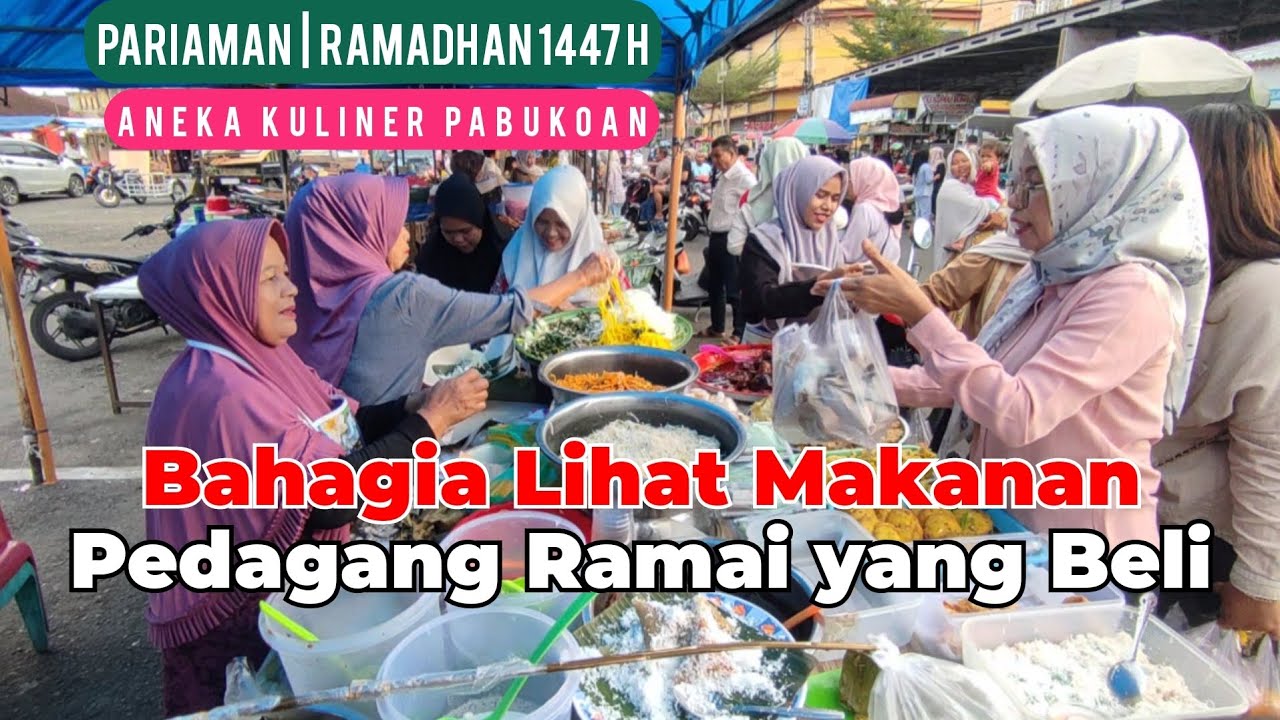 LIHAT ADA YANG LARIS !!! BAHAGIA, RAMAINYA MASYARAKAT DATANG KE SINI | PARIAMAN