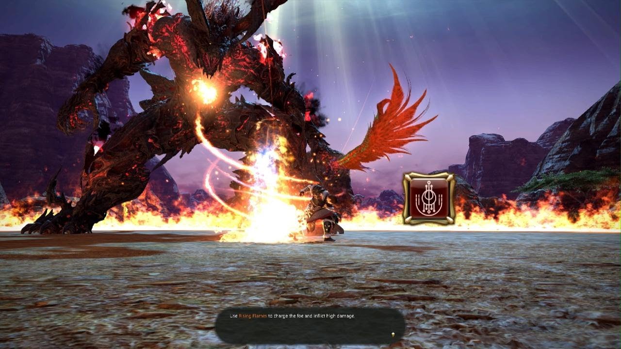 FINAL FANTASY XIV Online x FFXVI Boss battle, PS5 gameplay