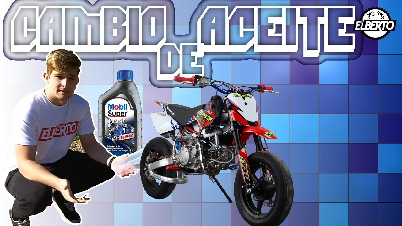CÓMO CAMBIAR EL ACEITE PIT BIKE / MOTO