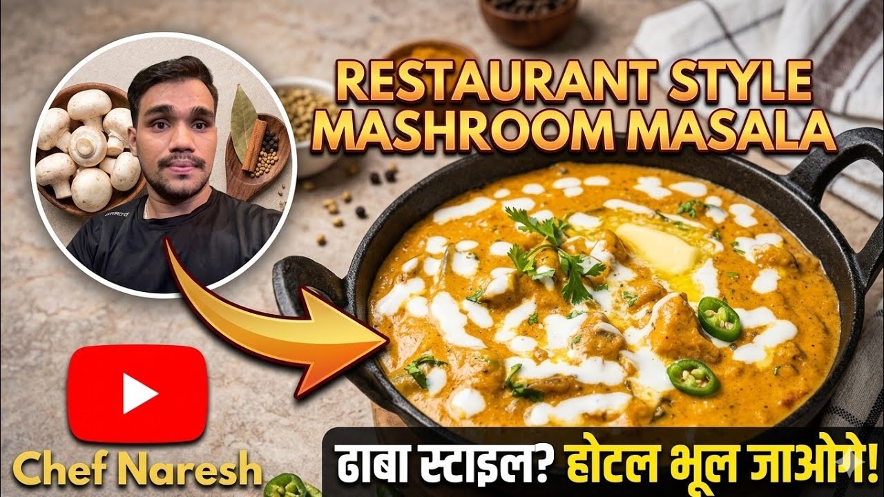 उंगलियां चाटने पर मजबूर कर देगा यह 'मशरूम मसाला'! 🍄🤤 #MushroomMasalaRecipe #Cooking