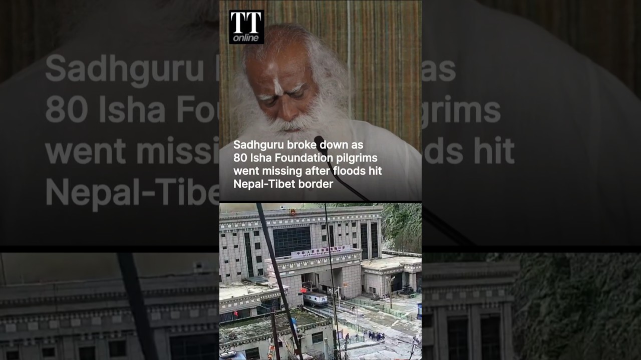 Nepal Floods | Sadhguru Breaks Down as 80 Isha Foundation Pilgrims Go Missing #nepalflood #nepal