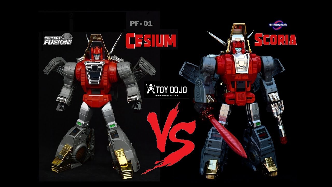 Transformers Perfect Fusion Cesium vs FansToys Scoria
