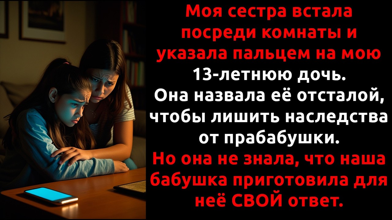 Бабушка решила ОСТАВИТЬ всё моей дочери... и моя сестра в ответ СДЕЛАЛА то, чего я никогда не прощу.