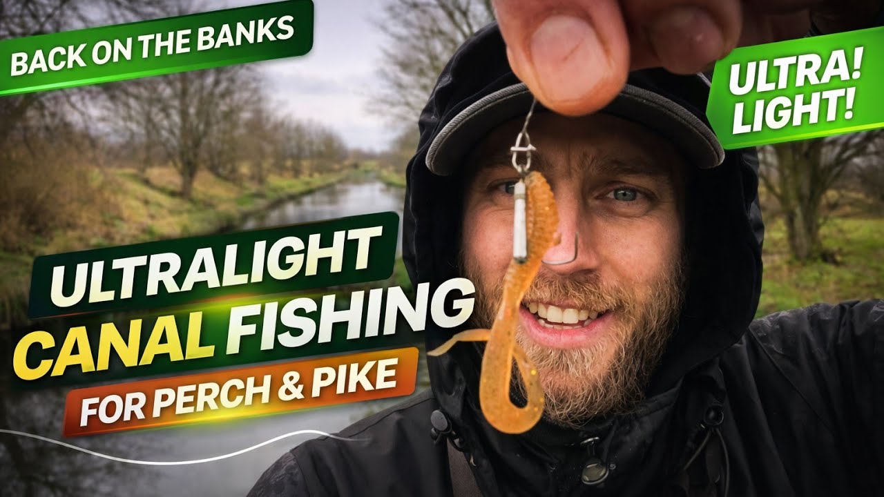 Ultralight Canal Fishing for Perch & Pike