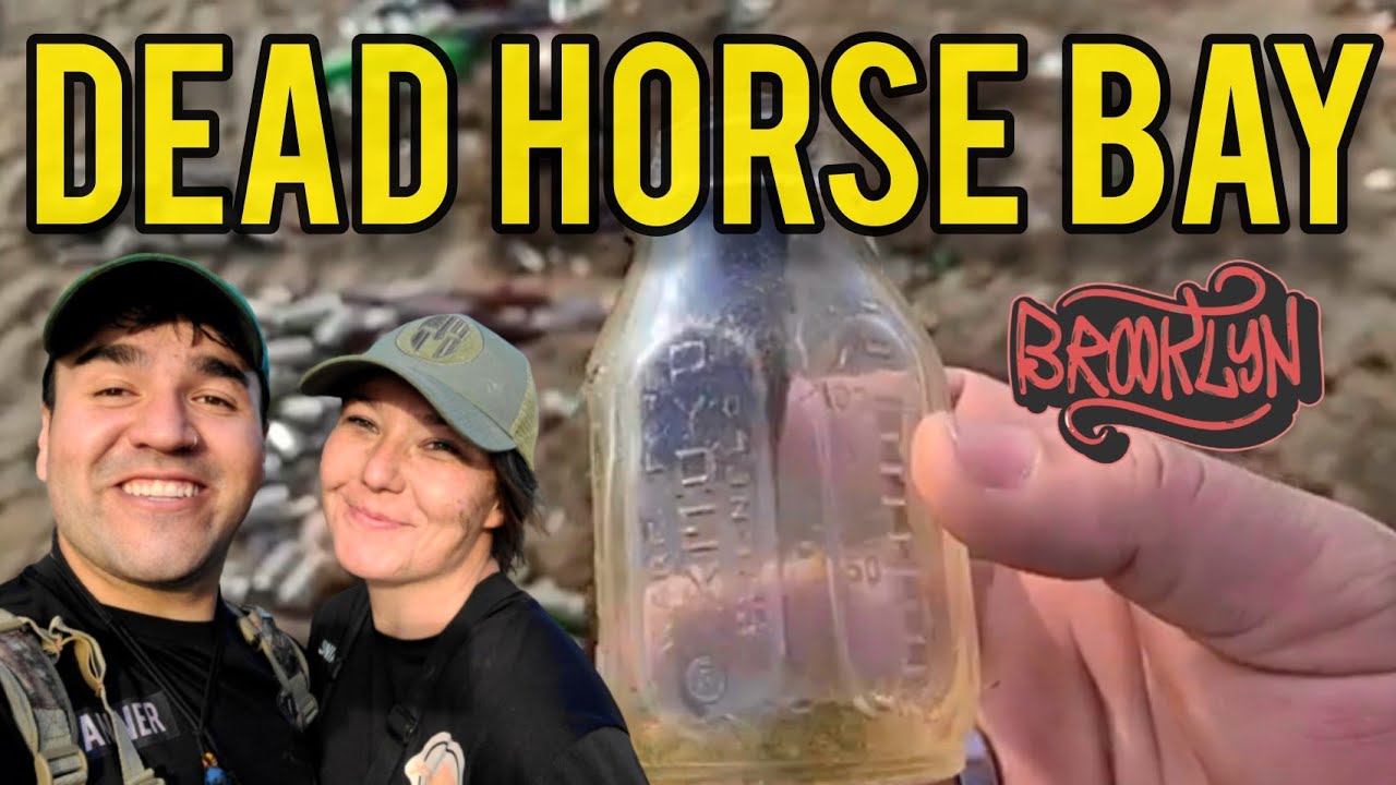 Dead Horse Bay Bottle Digging Mudlarking| Brooklyn, NY