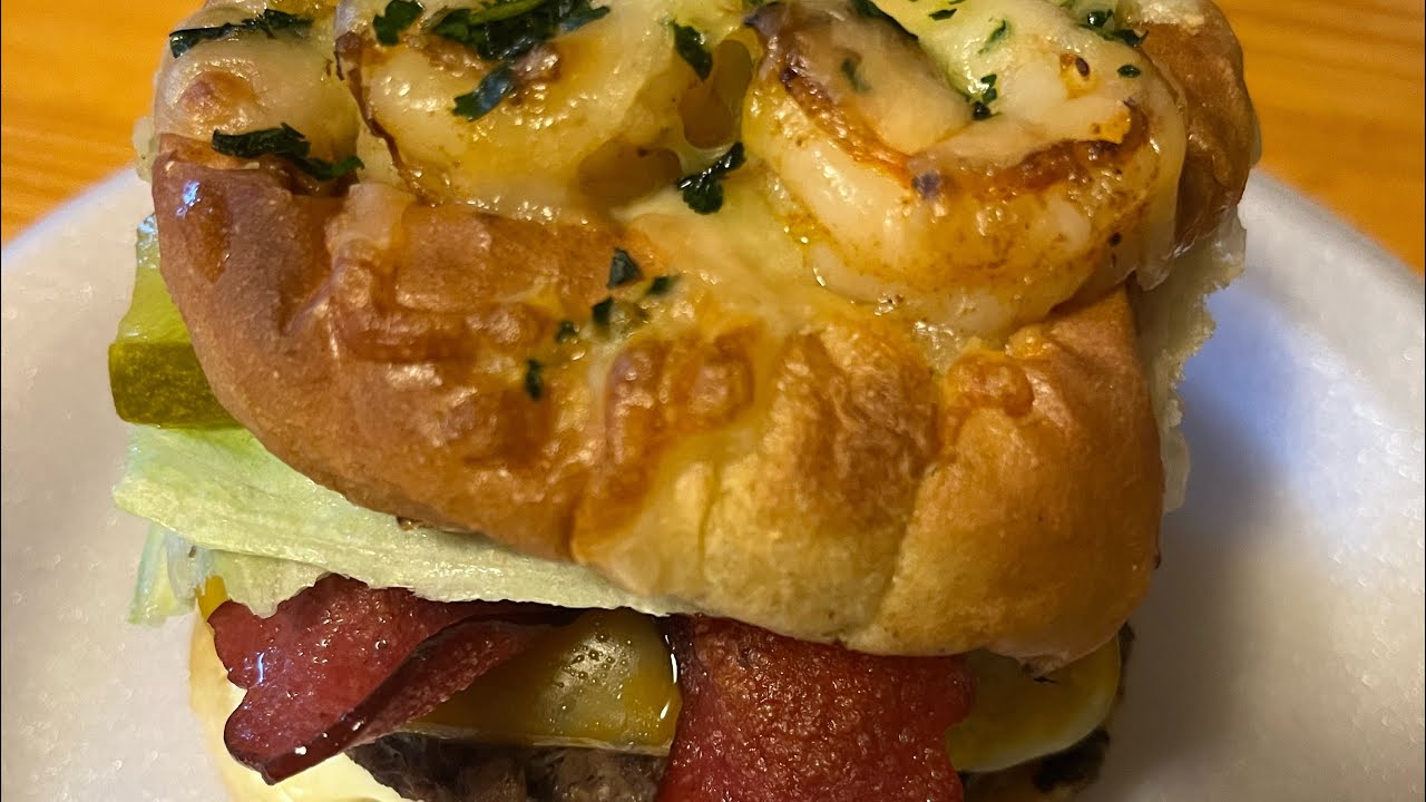 The Iron Chef Shrimp Burger