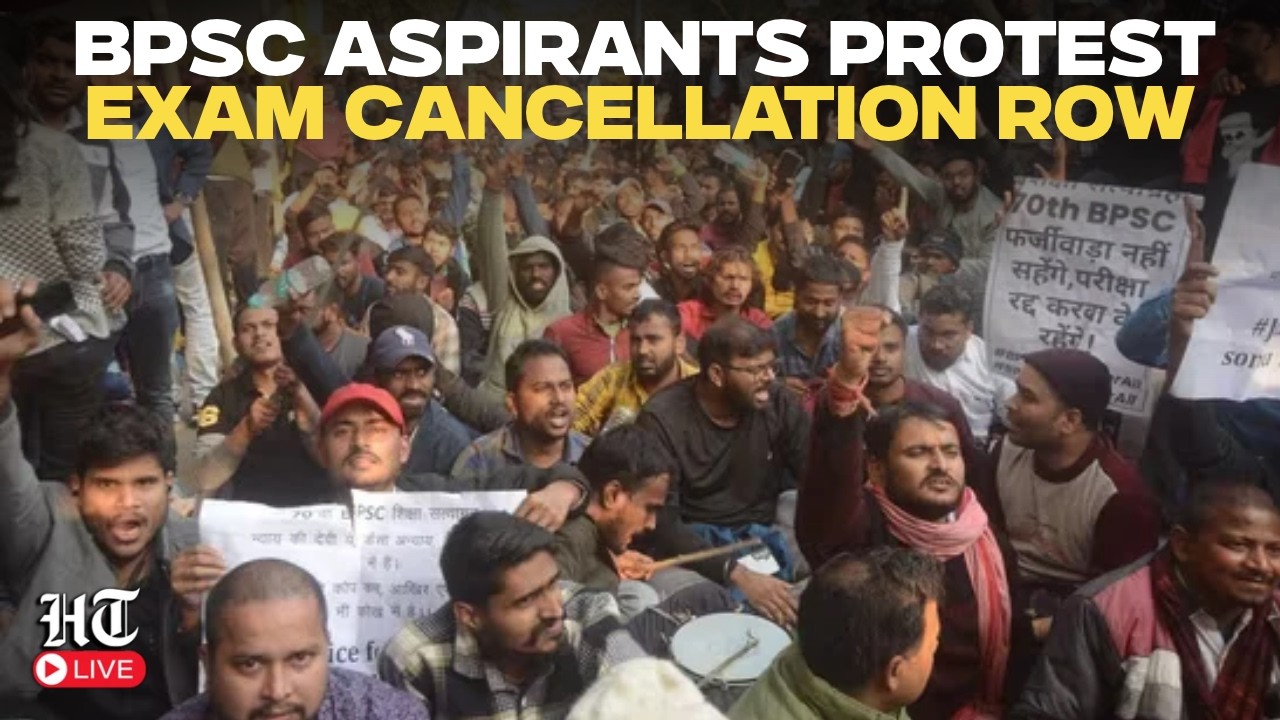 BREAKING: BPSC Aspirants Hold Massive Protest in Patna Over Exam Cancellation