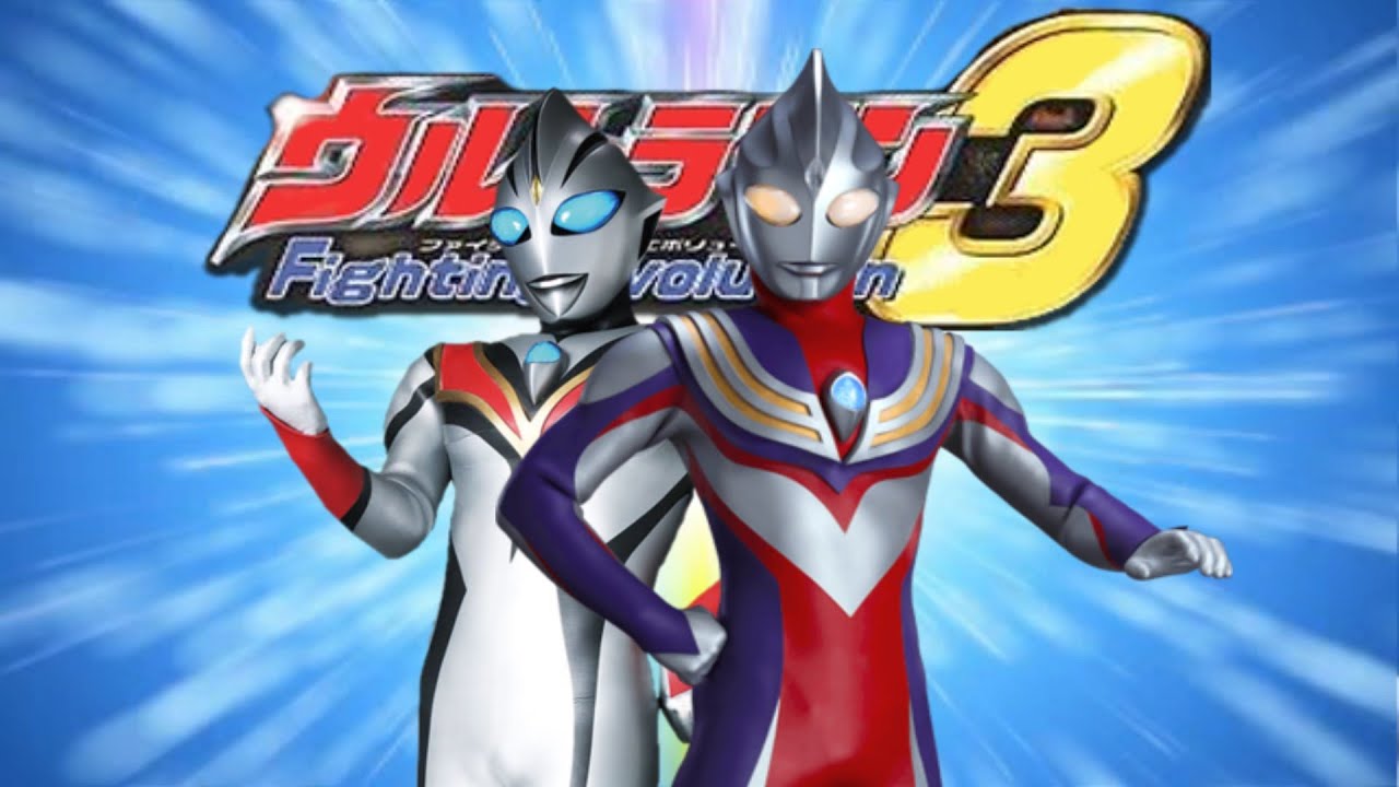 Tiga vs Evil Tiga S-Rank! | Ultraman Fighting Evolution 3 (PS2 Game)