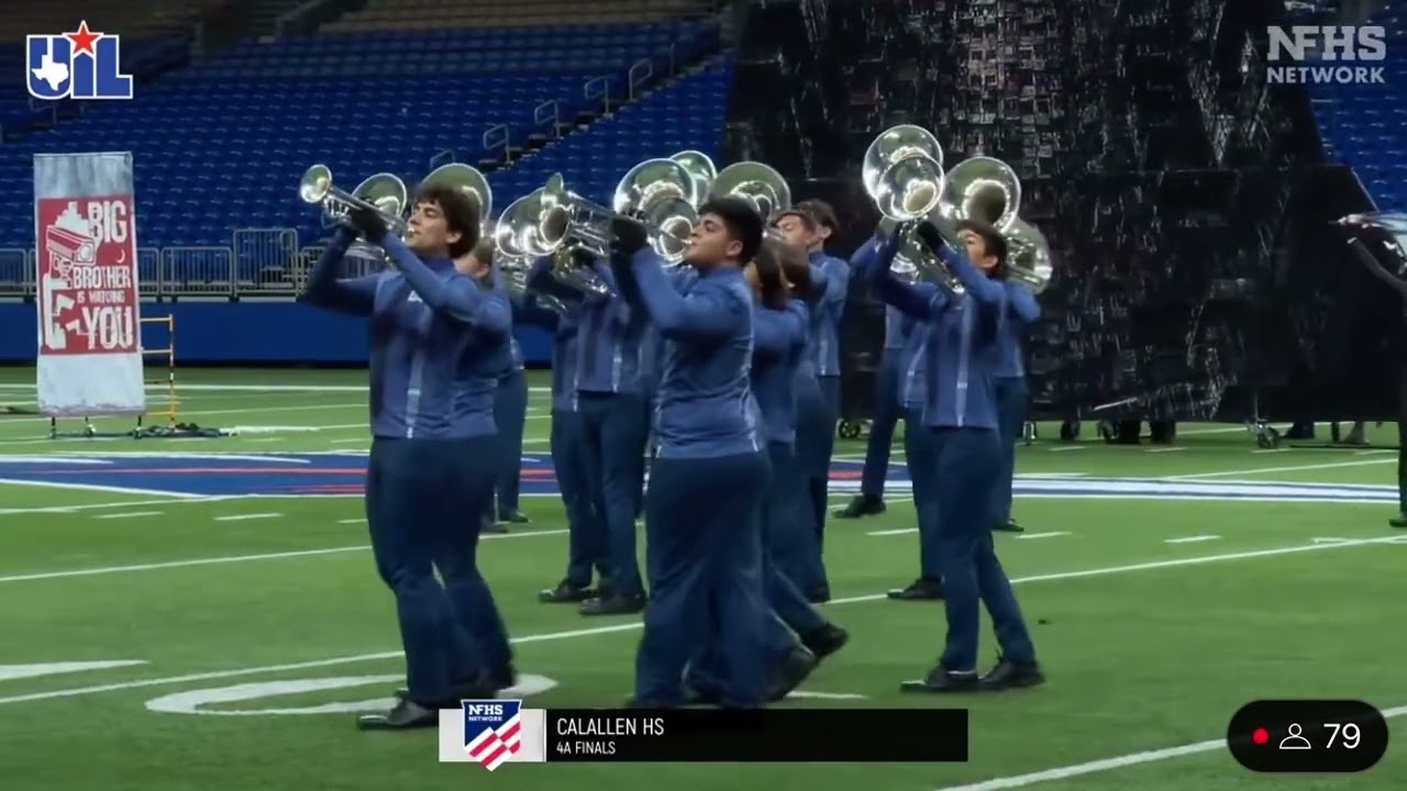 Calallen Highschool Marching Band 2024 State Finals Performance