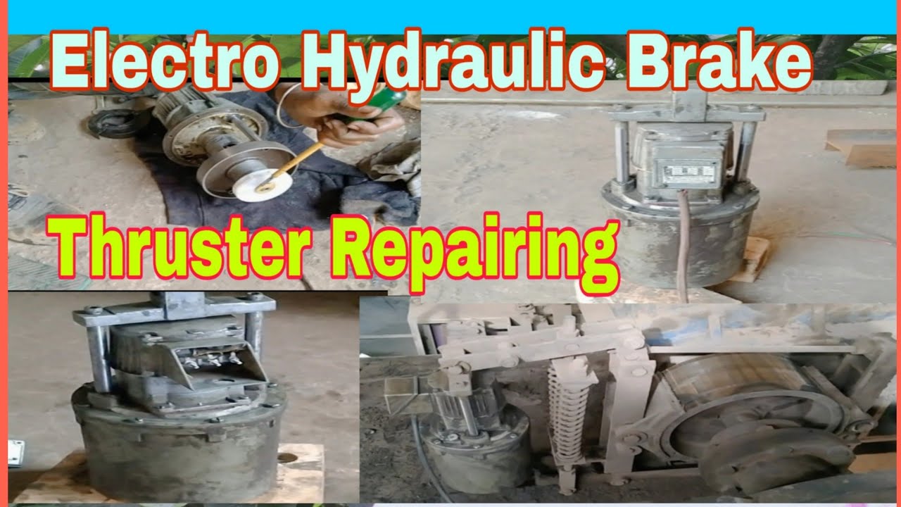 Electro Hydraulic thrustor brake Repairing/Crane thrustor Repairing/EOT Crane ka thrustor Repairing