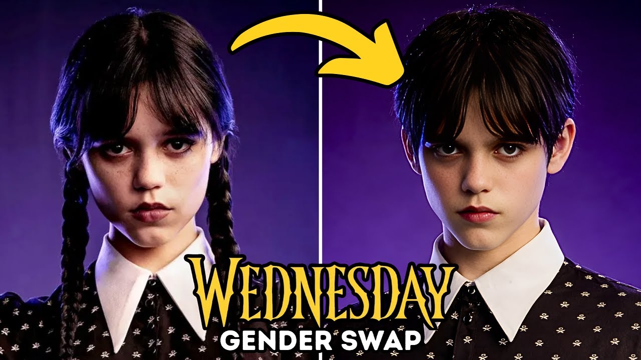 Wednesday Genders Swapped - AI Animation