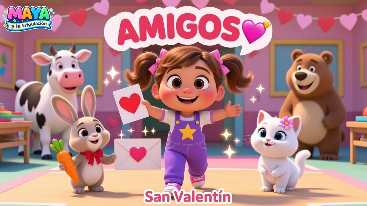 Canción de la Amistad para Niños | San Valentín | Maya y la Tripulación 💖 | Cancion infantil