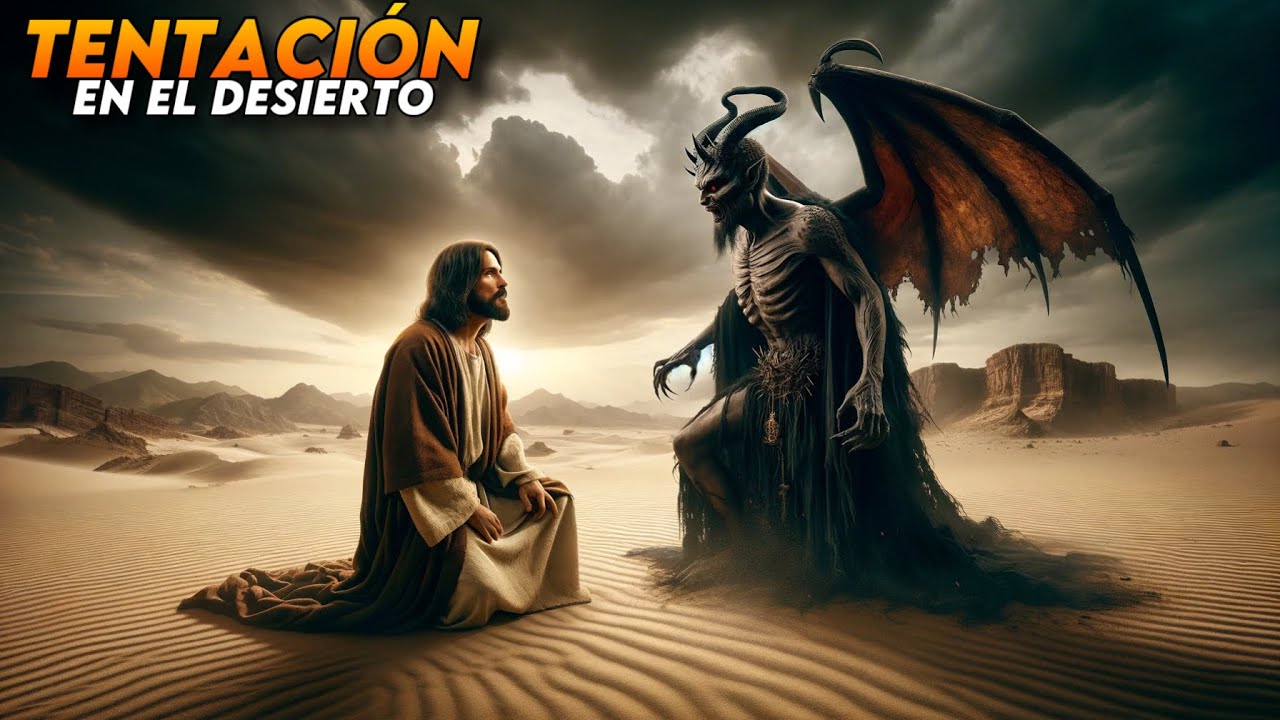 Jesús y Satanás: La tentación de los 40 días y 40 Noches.
