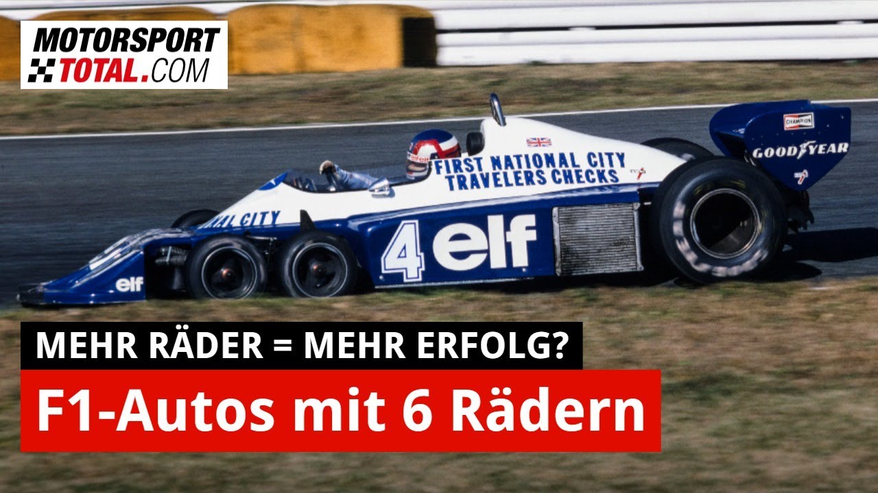 Formel-1-Geschichte: Autos mit sechs R&auml;dern!