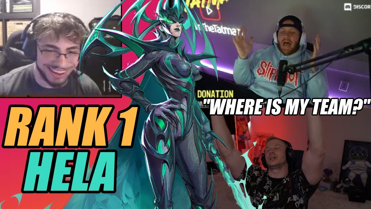Streamers React to the RANK 1 HELA