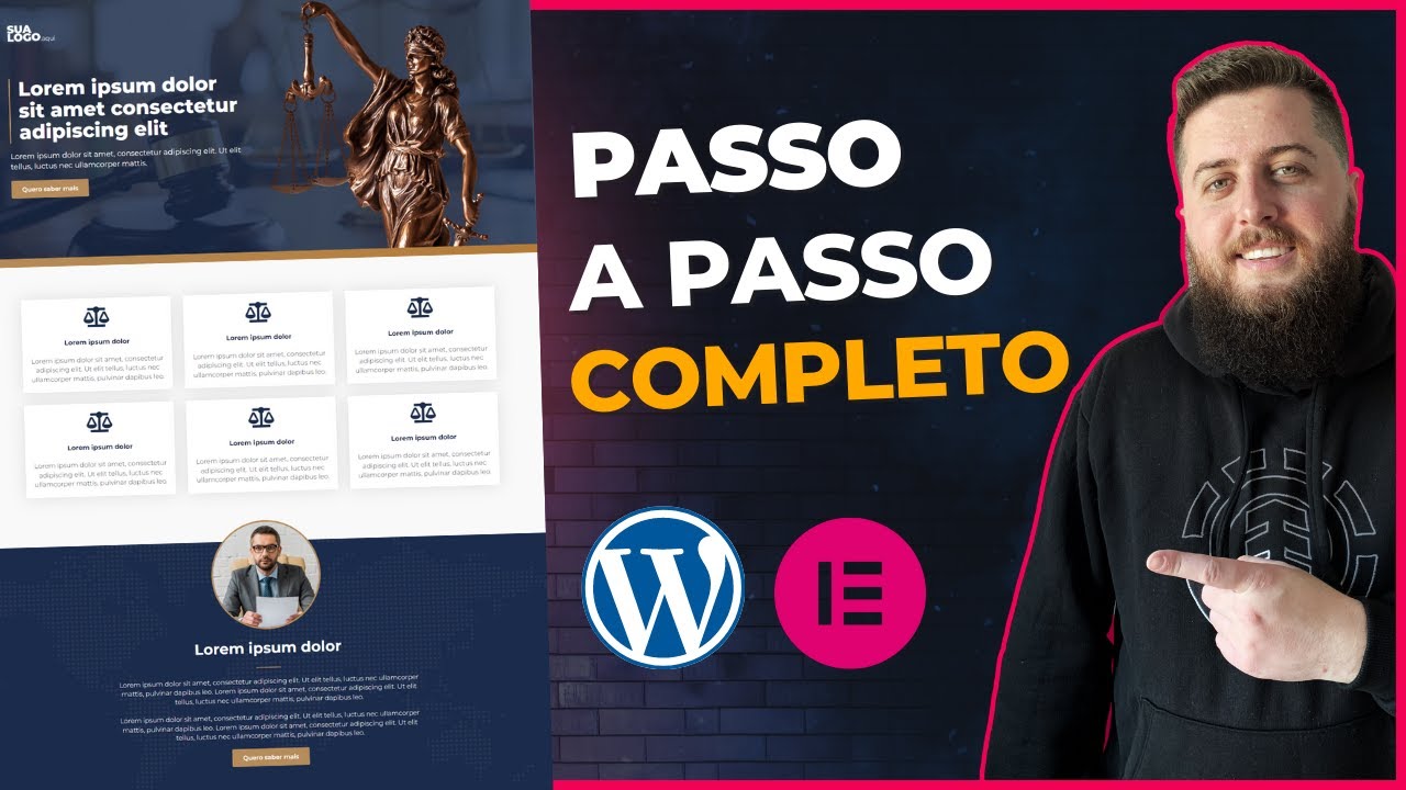 Como fazer LANDING PAGE para advogado do zero (WordPress)
