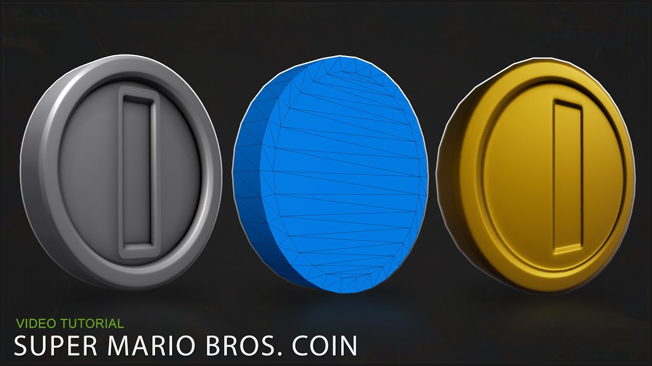 Basics | Super Mario Bros. Coin in 3DS Max