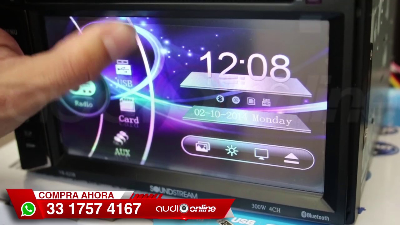 PANTALLA DOBLE DIN SOUNDSTREAM VR-623B