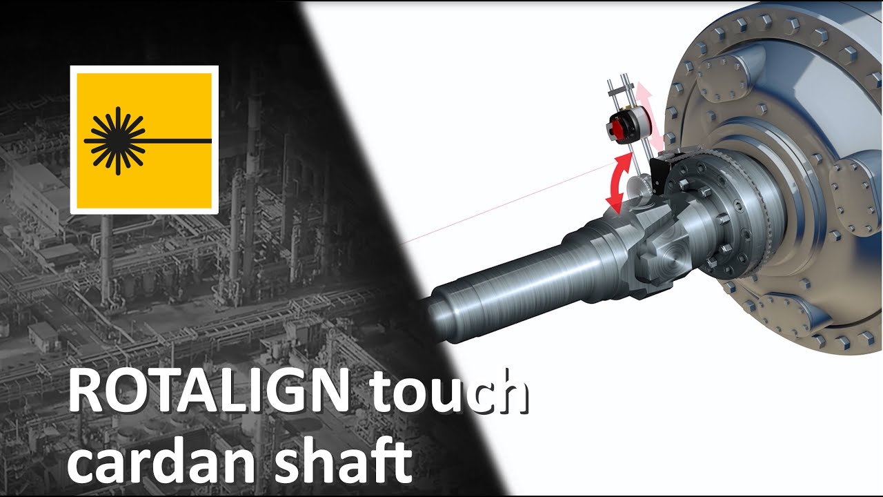 How to align cardan shafts with ROTALIGN touch PRUFTECHNIK