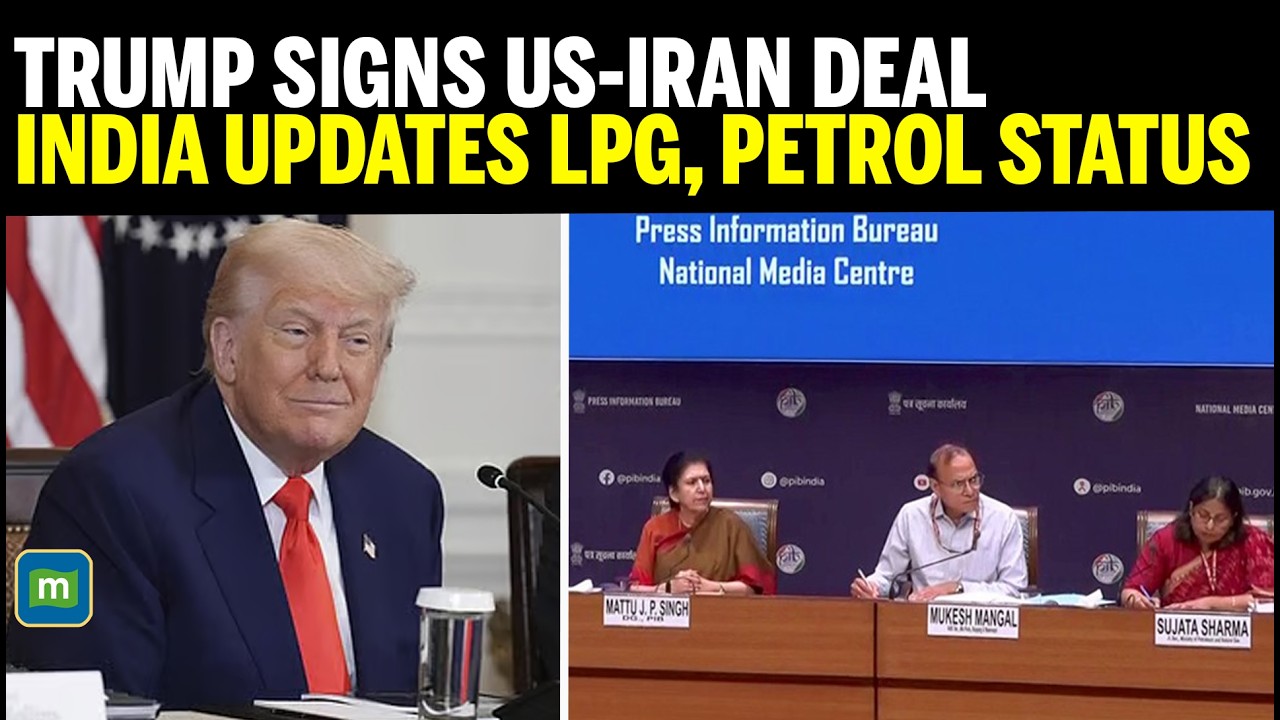 LIVE: West Asia Crisis: Govt Briefs on LPG, Petrol Supply as Trump Signs US-Iran deal |Hormuz |India