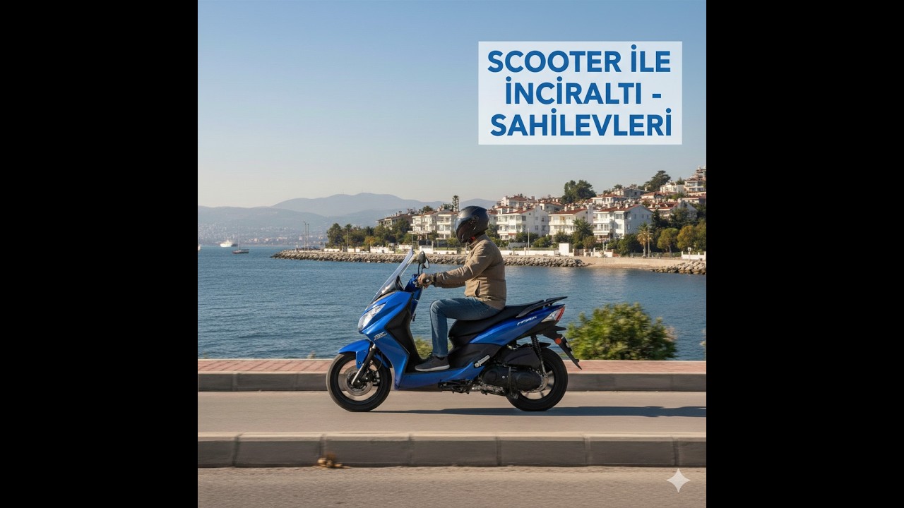 Scooter İle İnciraltı - Sahilevleri