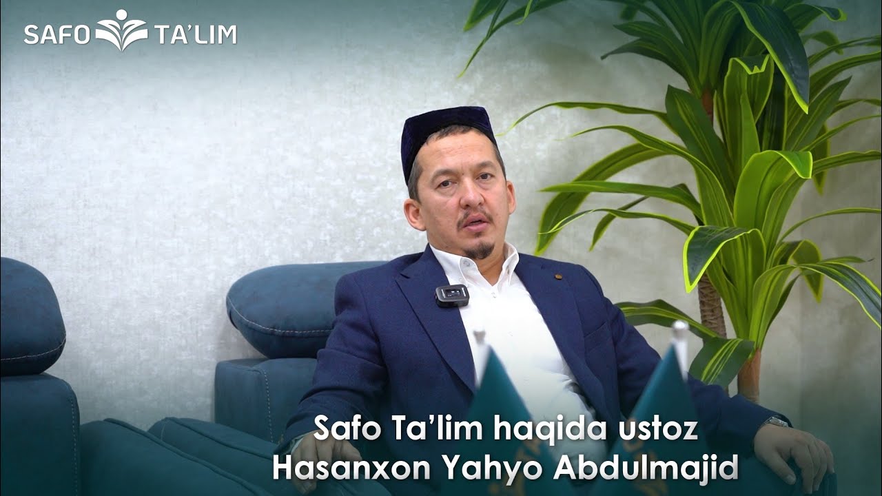 Ustoz Hasanxon Yahyo Abdulmajid Safo Ta'lim markazi haqida