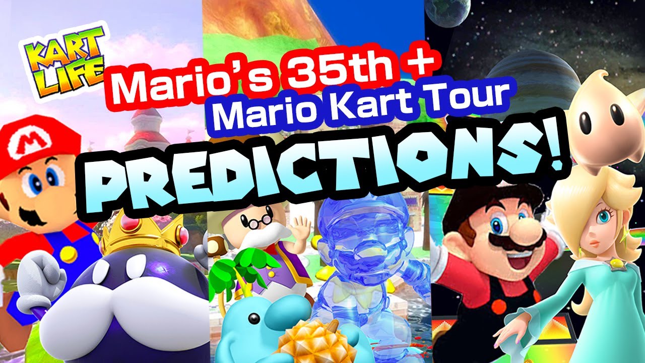 Is Mario Kart Tour FORESHADOWING the Mario 35th Anniversary Trilogy??? (Predictions & Speculation)