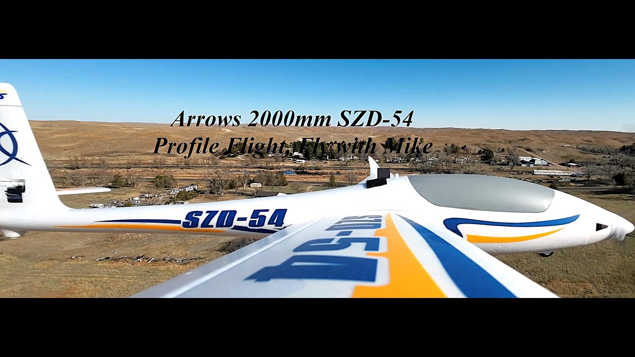 Arrows 2000mm SZD 54, Profile Flight, Fly with Mike