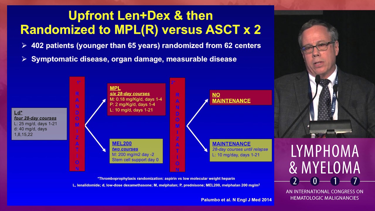 DEBATE: One size fits all? Should everyone eligible get upfront autologous SCT - Con