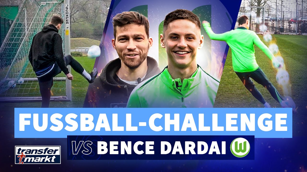 FUSSBALL CHALLENGE GEGEN BENCE DÁRDAI! ⚽️ | Beat the Pro