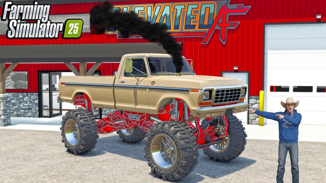 Я построил свой настоящий грузовик для выставки SEMA в Farm Sim!?