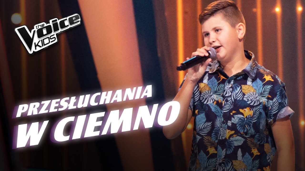 Staś Pilarzewicz - &bdquo;Cały czas&rdquo; - Przesłuchania w ciemno | The Voice Kids Poland 8