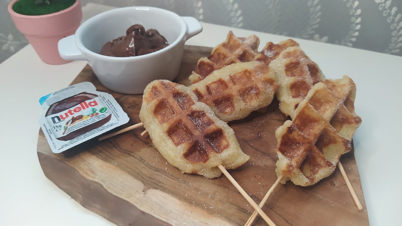 Churoffle recette facile gourmande #churoffle #gaufre #churros 😍